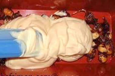 Chocolat blanc à la nougatine - Etape 5