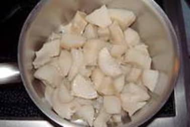 Topinambours sautés ou à la crème - Etape 4