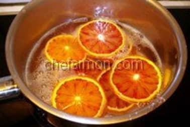 Amaretti à l'orange - Etape 1