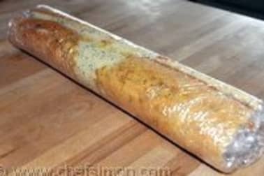 Biscuit roulé aux graines de pavot - Garnir et rouler le biscuit - Etape 11