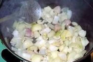 Chapon farci - Etape 1