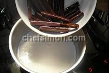 Sauce et espuma carambar - Etape 1