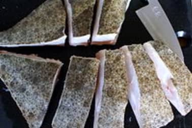 Détailler un turbot en tronçons - Etape 10