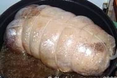 Galantine de canette - La cuisson controlée - Etape 5