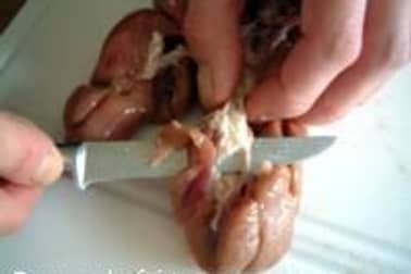Parer et dénerver un rognon de veau - Etape 4