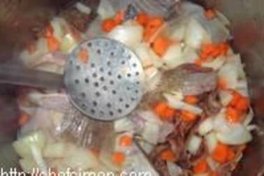 Soupe de poisson et sa rouille classique - Etape 3