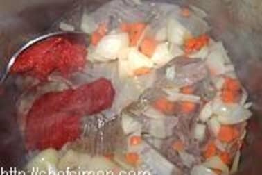 Soupe de poisson et sa rouille classique - Etape 4