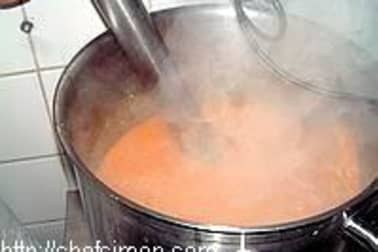 Soupe de poisson et sa rouille classique - Etape 7