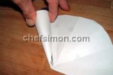 Les cornets - Etape 2