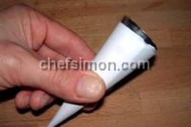 Les cornets - Etape 4