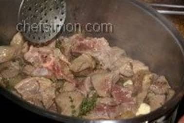 Curry d'agneau - Etape 4