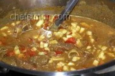 Curry d'agneau - Etape 12