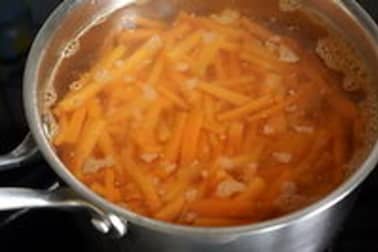 Jardinière de légumes : la préparation des légumes - Etape 3