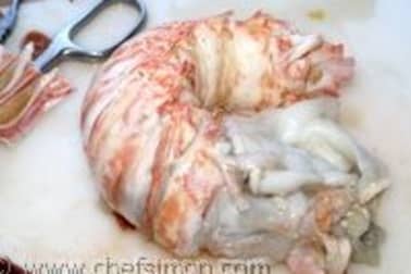 Langouste en sabayon - Etape 1