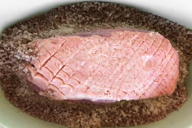 Magret de canard fumé à chaud - Etape 1