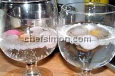 Perles d'alginates fluorescentes - Etape 4