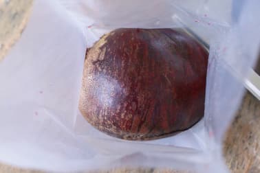 Betteraves rouges cuites sous-vide - Etape 2