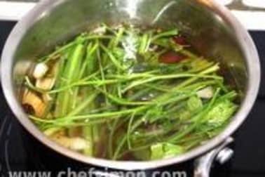 Poulet sauté au wok - Etape 3