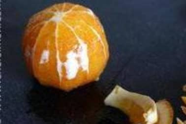 Peler une orange à vif - Etape 6
