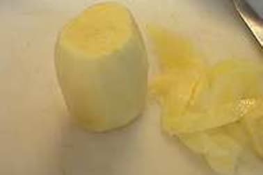 Calibrer une pomme de terre - Etape 3