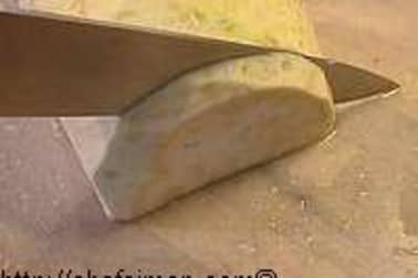 Céleri cuit de deux façons - Etape 1