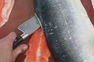 Lever des filets de saumon - Etape 6