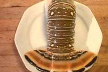 Queue de langouste tropicale - Etape 1