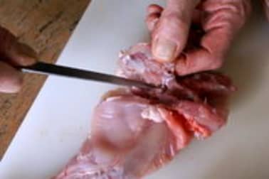 Découper un lapin - Etape 3