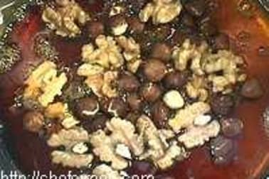 Nougat glacé : la nougatine - Etape 3