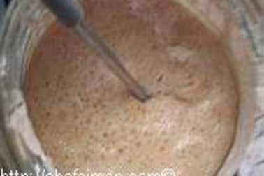 Pain au levain - Réalisation du levain - Etape 11