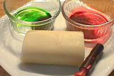 Colorer de la pâte d'amande - Etape 1