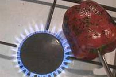 Peler un poivron à la flamme - Etape 2