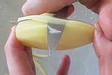 Pommes de terre tournées - Etape 8