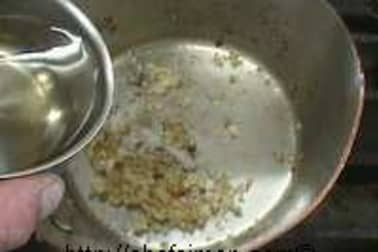 Sauce de type sauté-déglacé - Etape 2