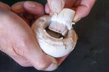 Champignons farcis - Etape 5