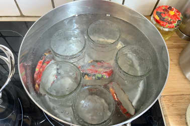 Confiture myrtilles framboises - Etape 3