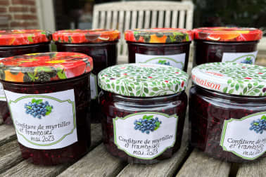 Confiture myrtilles framboises - Etape 6