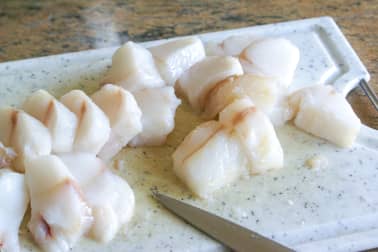 Curry vert de lotte - Etape 1