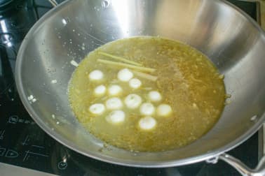 Curry vert de lotte - Etape 8