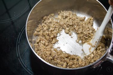 Duxelles de champignons - Etape 10