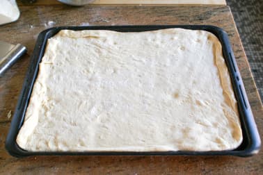 Flammekueche aux choux - Etape 1