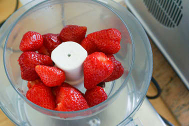 Glace à la fraise et au fromage blanc - Etape 3