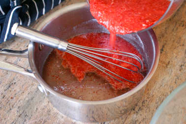 Glace à la fraise et au fromage blanc - Etape 5