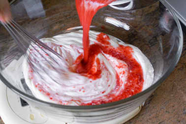 Glace à la fraise et au fromage blanc - Etape 6