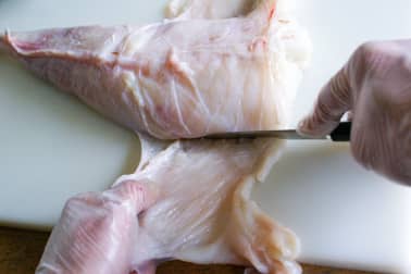 Habiller une lotte - Etape 7