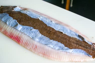 Habiller une sole - Etape 7