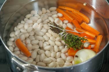 Haricots cocos liés au beurre - Etape 4