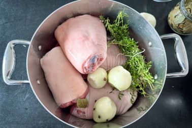 Jarret de porc - Etape 1