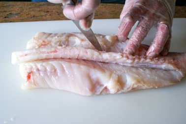 Lever des filets de lotte - Etape 4