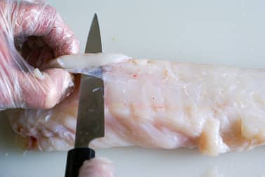 Lever des filets de lotte - Etape 7